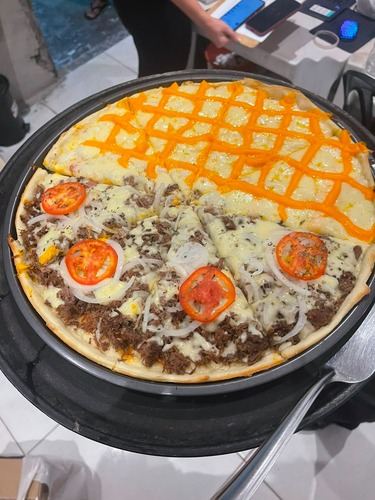 Pizza grande 2 sabores