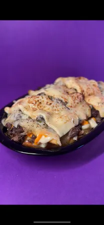 Batata com Filé Mignon aos 4 queijos