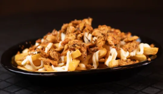 Batata com filé de frango e catupiry